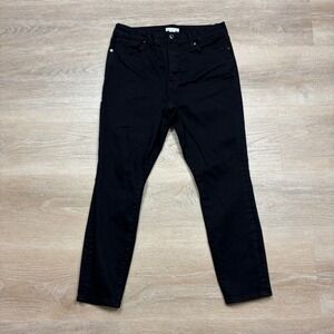 Good American High Rise Skinny Jeans Women's 14 Color Black
